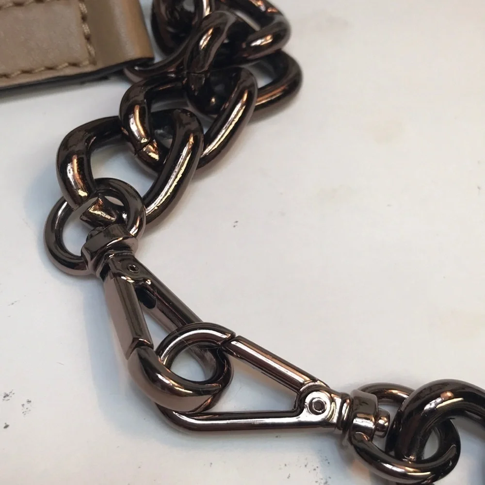 Michael Kors Chain and Leather Belt